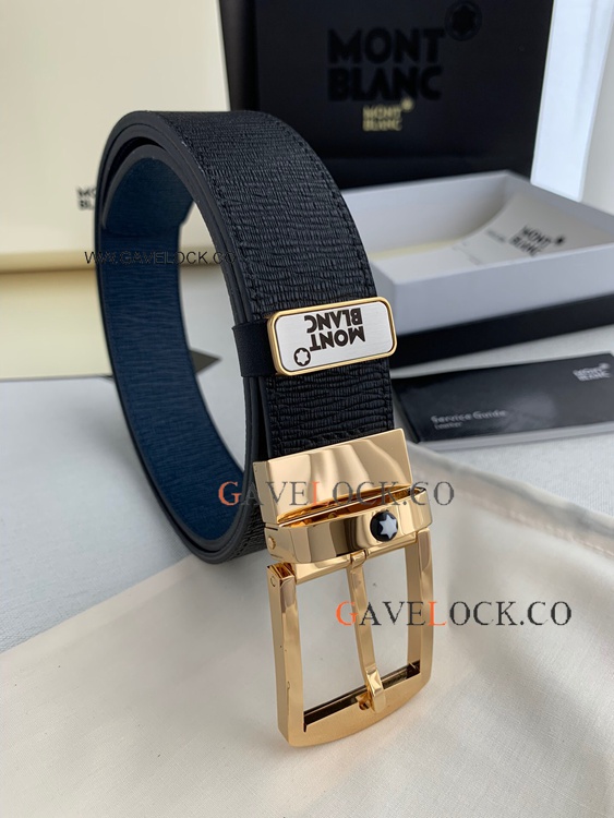 Montblanc Revolving Oblong pin Buckle Reversible Belt Montblanc Revolving Oblong pin Buckle Reversible Belt
